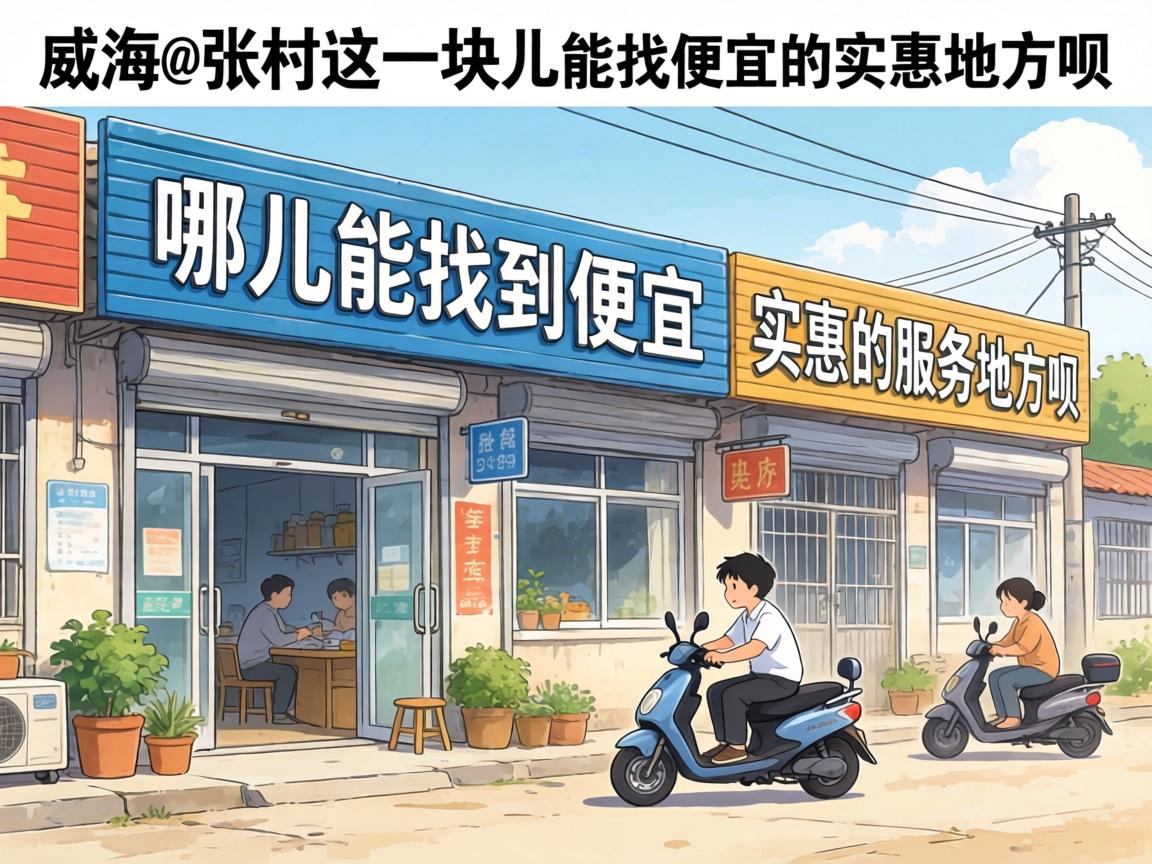 在威海张村这块儿，哪儿能找到便宜又实惠的服务地方呗？