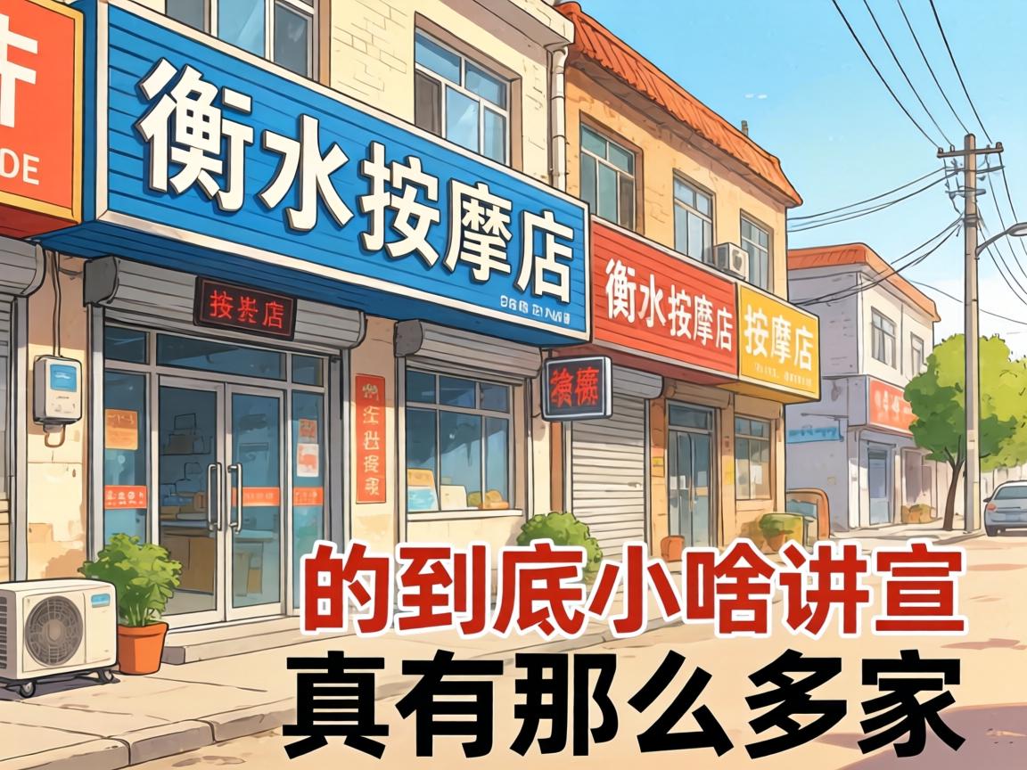 衡水按摩店多的小街道到底有啥讲究，真有那么多家吗？