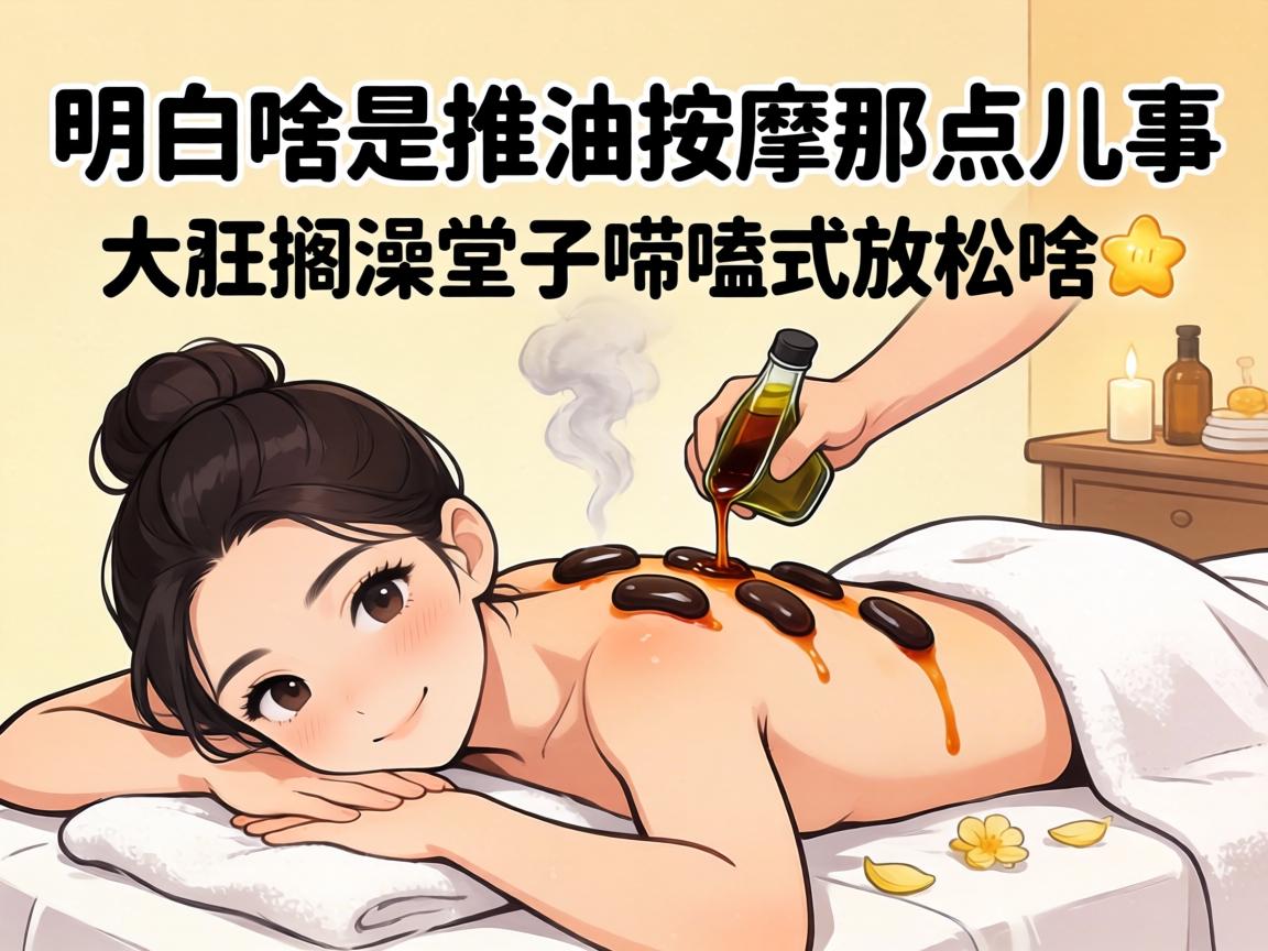 整明白啥是推油按摩那点儿事：开放大胆，搁澡堂子唠嗑式放松是啥意思