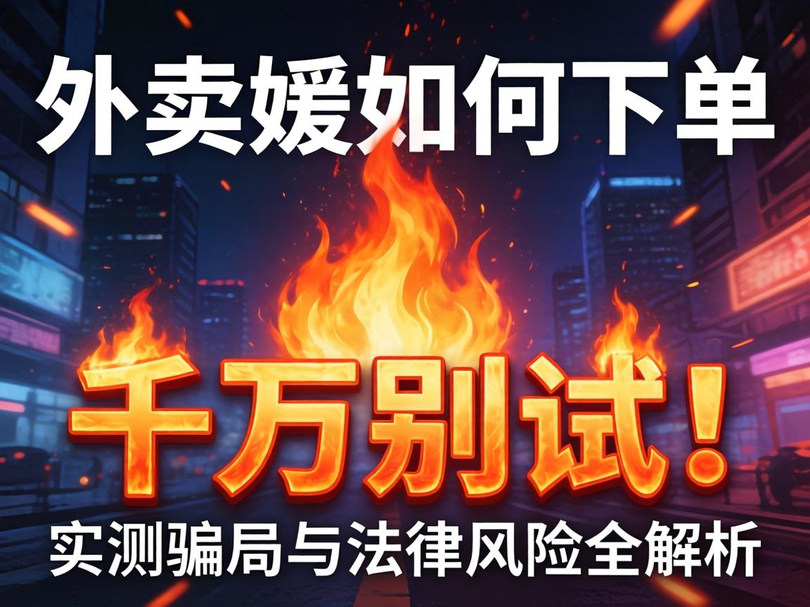 “外卖嫒如何下单”揭秘? 千万别试！实测骗局与法律风险全解析