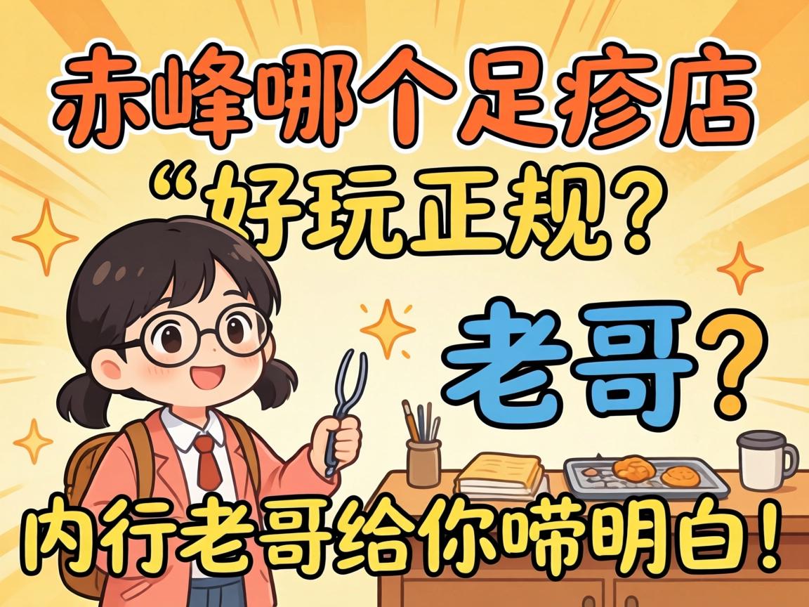 赤峰哪个足疗店好玩还正规？内行老哥给你唠明白！