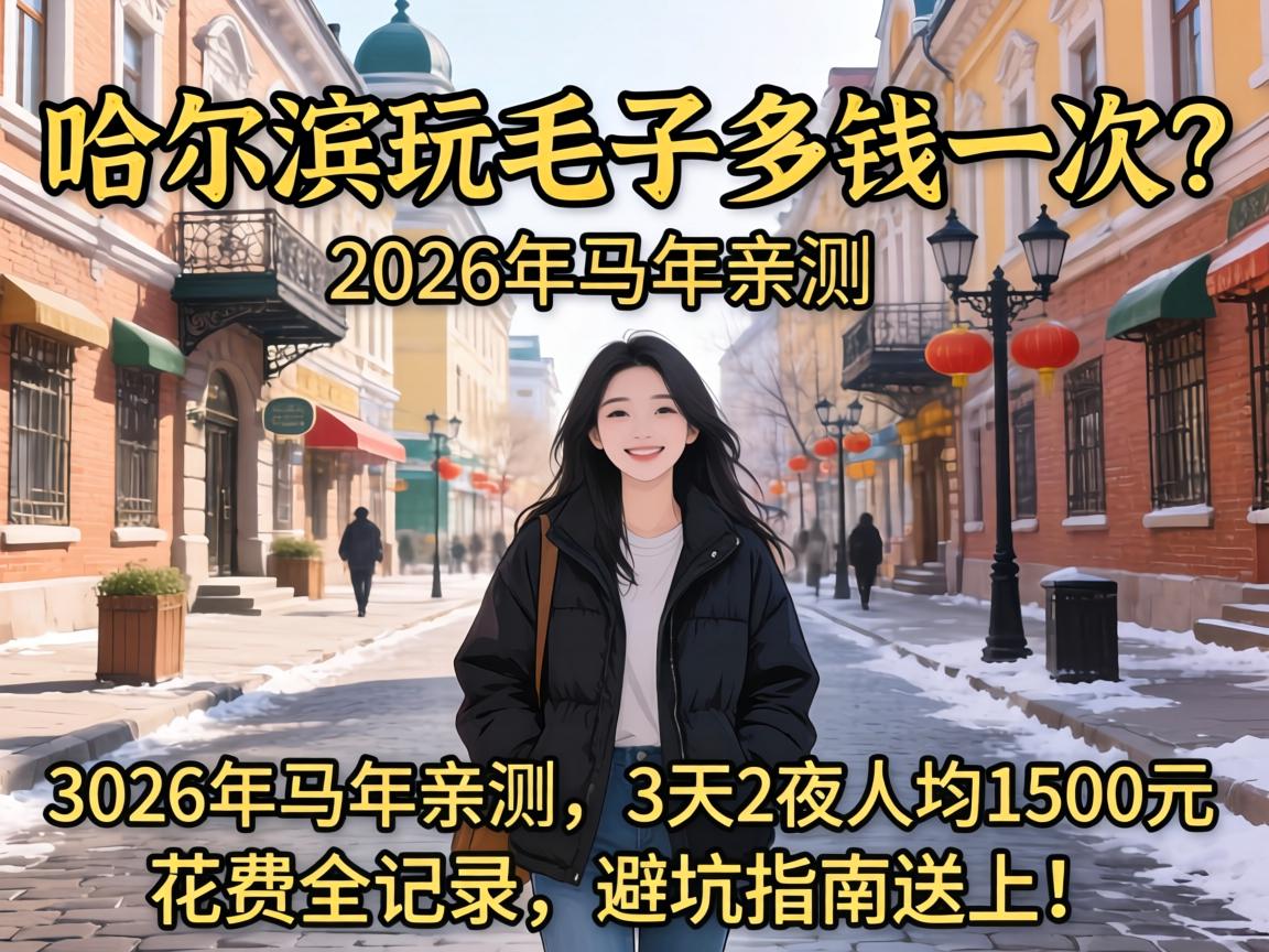 哈尔滨玩毛子多钱一次？2026年马年亲测，3天2夜人均1500元花费全记录，避坑指南送上！