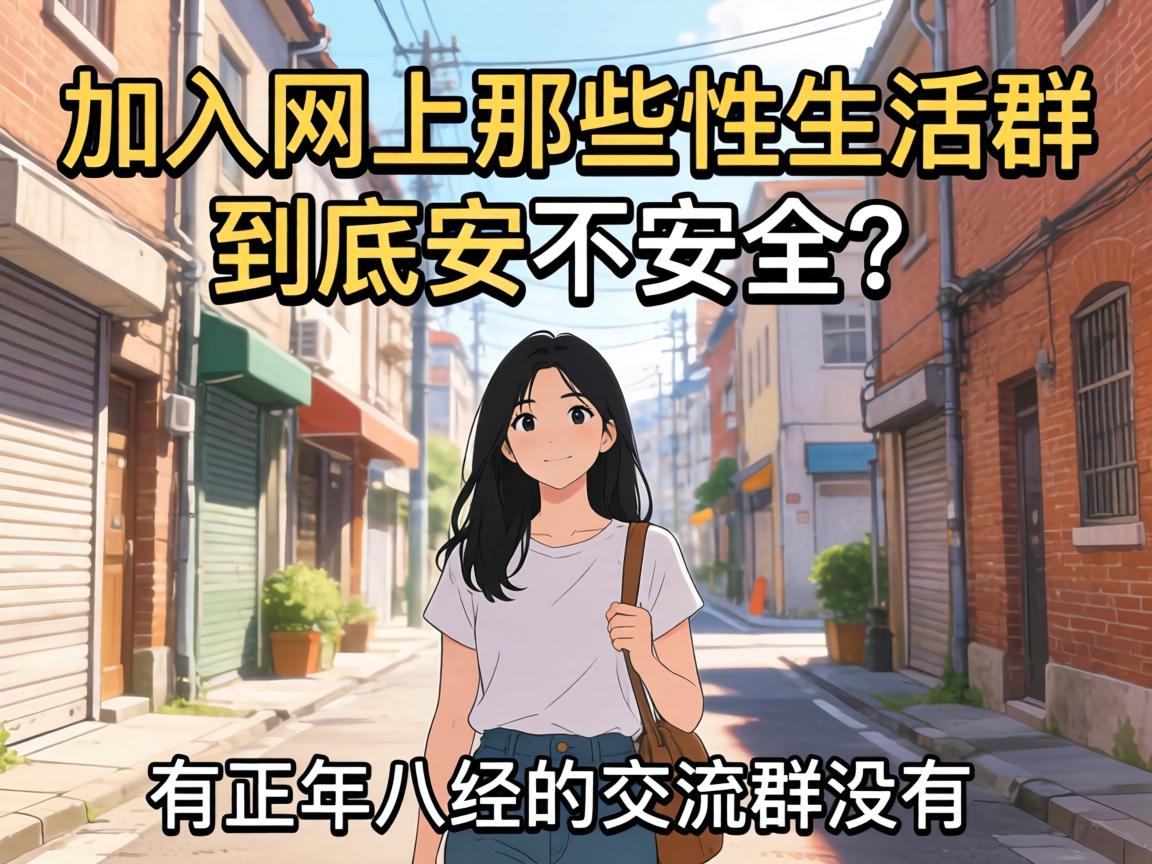 加入网上那些性生活群到底安不安全？有正年八经的交流群没有？