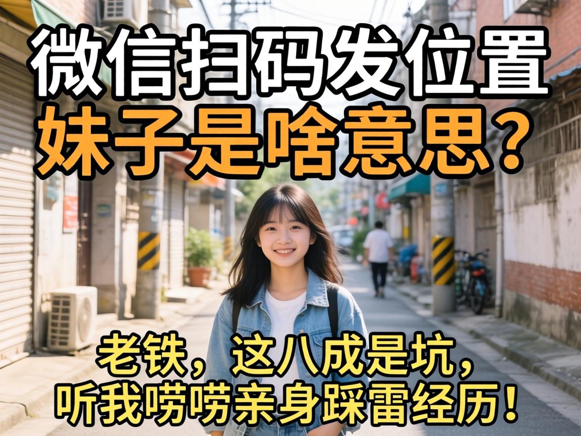 微信扫码发位置妹子是啥意思？老铁，这八成是坑，听我唠唠亲身踩雷经历！