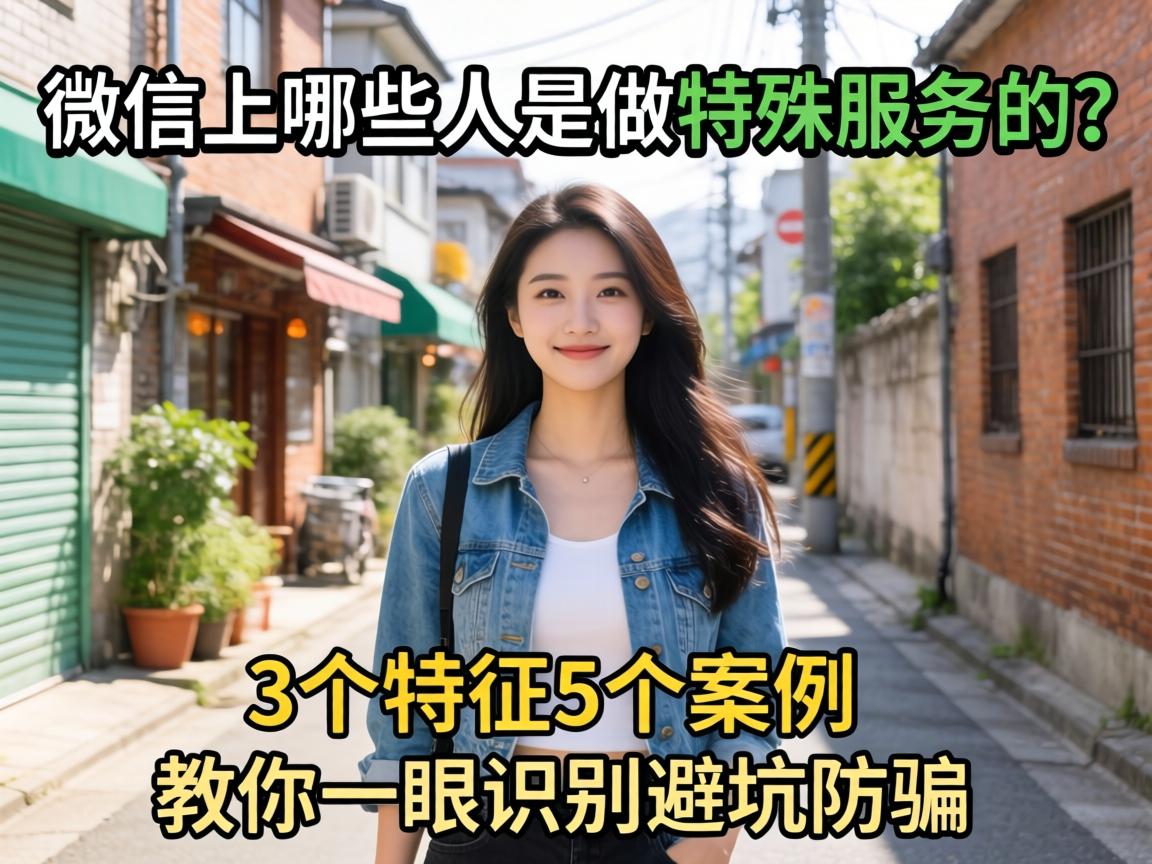 微信上哪些人是做特殊服务的？3个特征5个案例，教你一眼识别避坑防骗