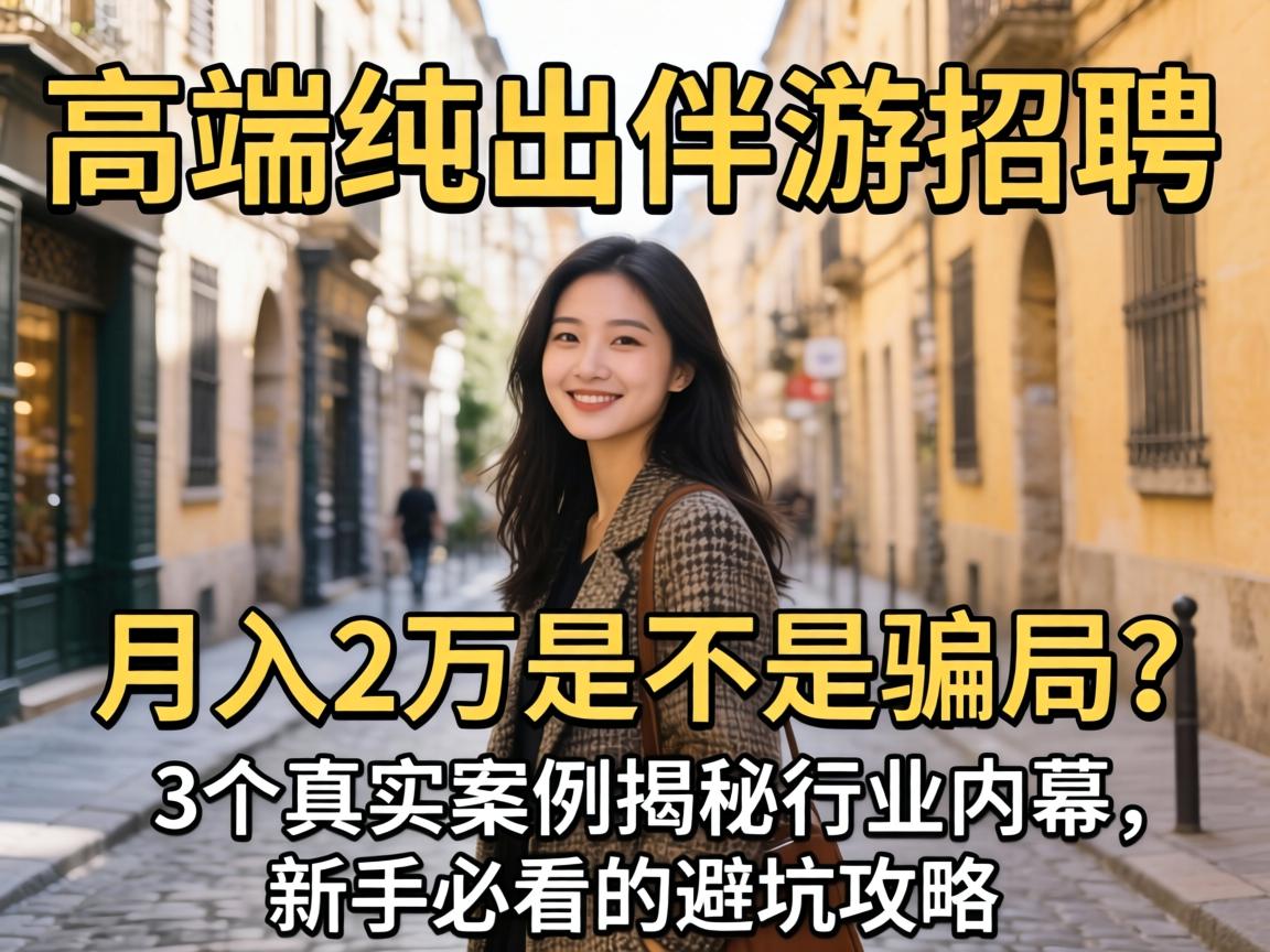 高端纯出伴游招聘,月入2万是不是骗局?3个真实案例揭秘行业内幕,新手必看的避坑攻略