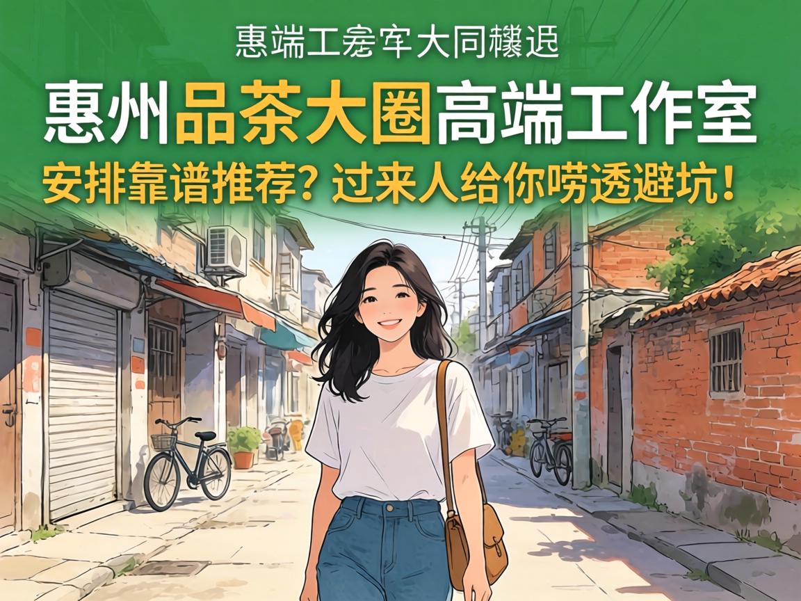 惠州品茶大圈高端工作室安排靠谱推荐？过来人给你唠透避坑！
