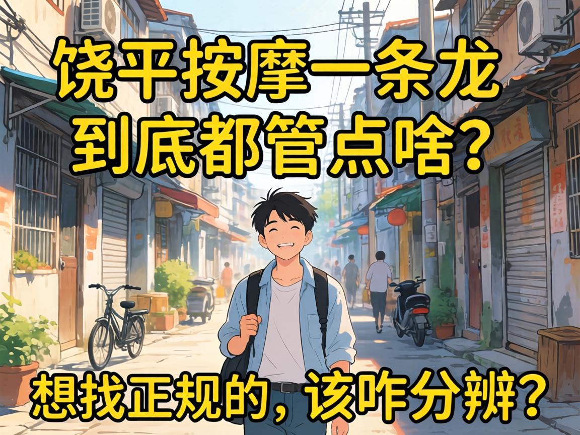 饶平按摩一条龙，到底都管点啥？想找正规的，该咋分辨？