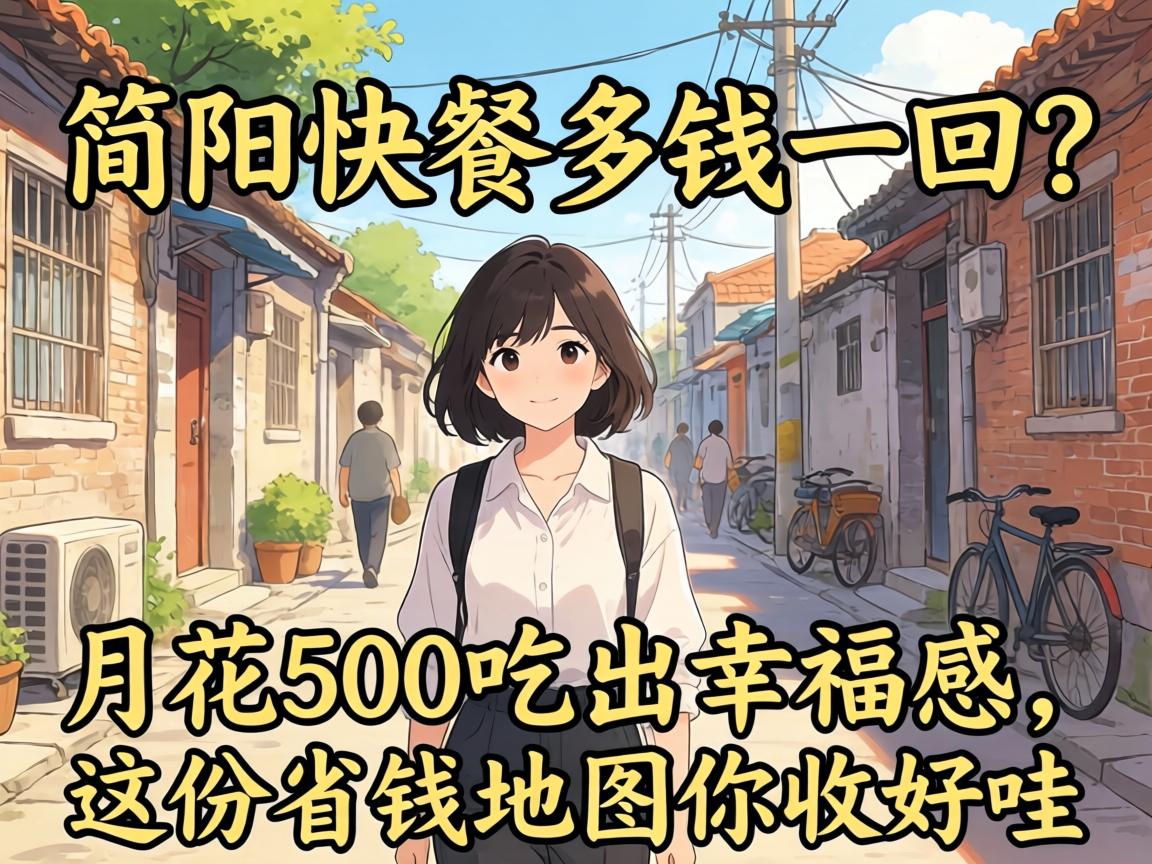 简阳快餐多钱一回？月花500吃出幸福感，这份省钱地图你收好哇
