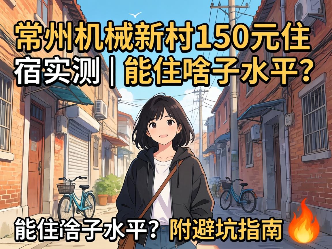 常州机械新村150元住宿实测 | 能住啥子水平?附避坑指南?