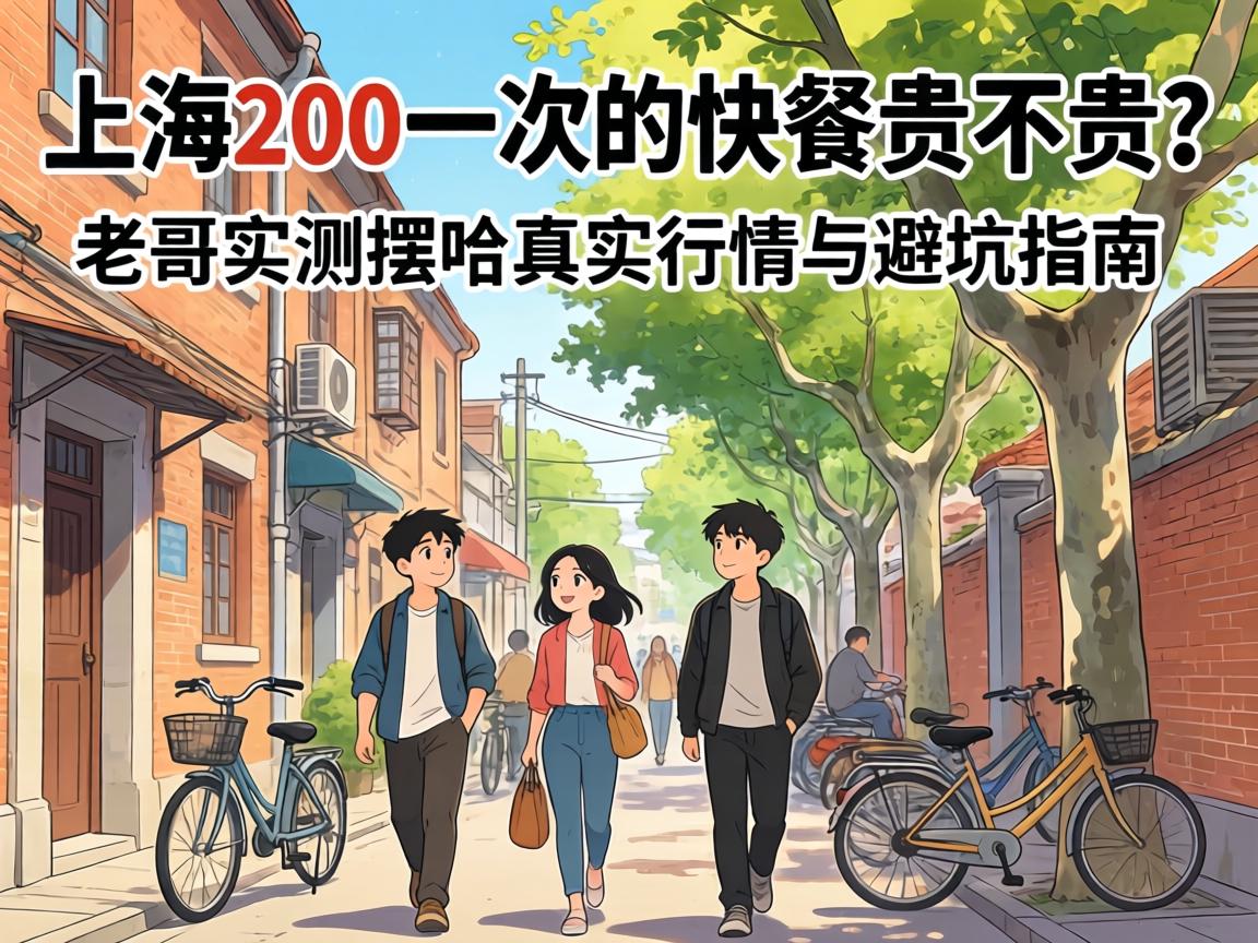 上海200一次的快餐贵不贵？老哥实测摆哈真实行情与避坑指南