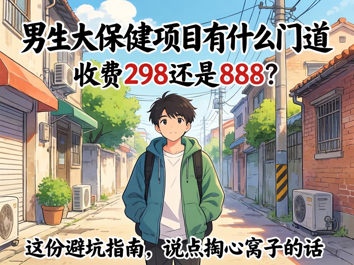 男生大保健项目有什么门道，收费298还是888？这份避坑指南，说点掏心窝子的话