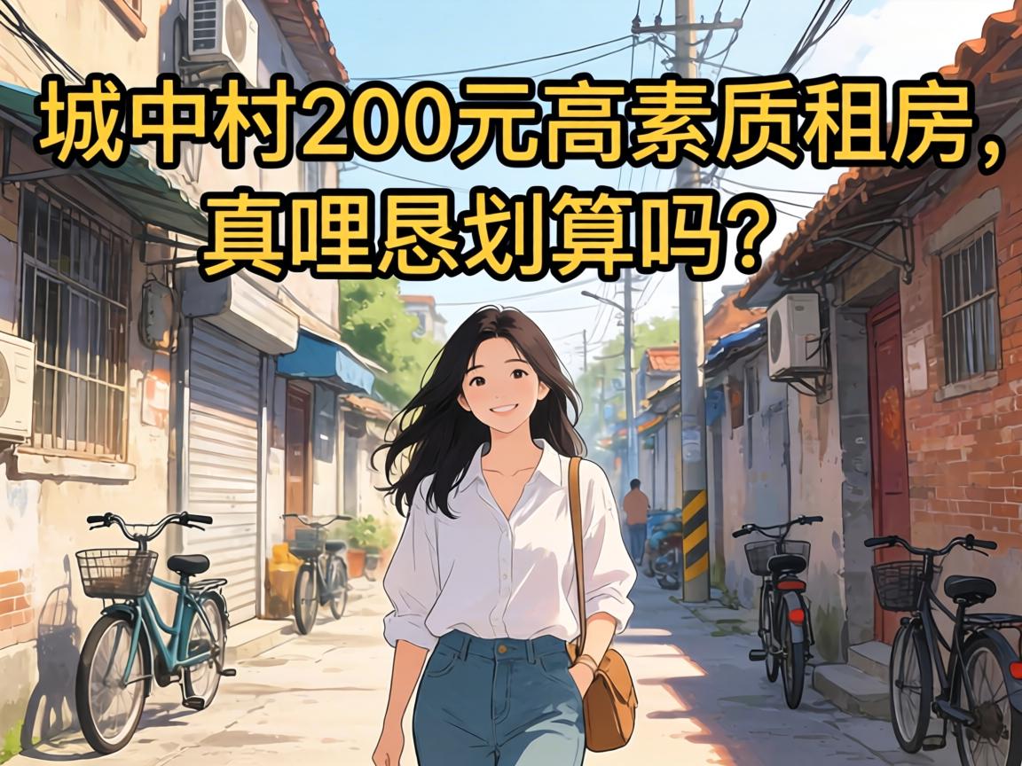 城中村200元高素质租房，真哩恁划算吗？