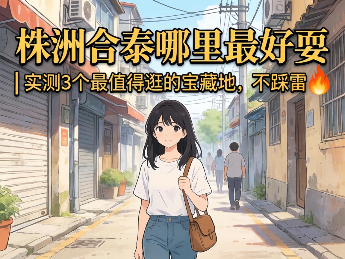 株洲合泰哪里最好耍 | 实测3个最值得逛的宝藏地，不踩雷?